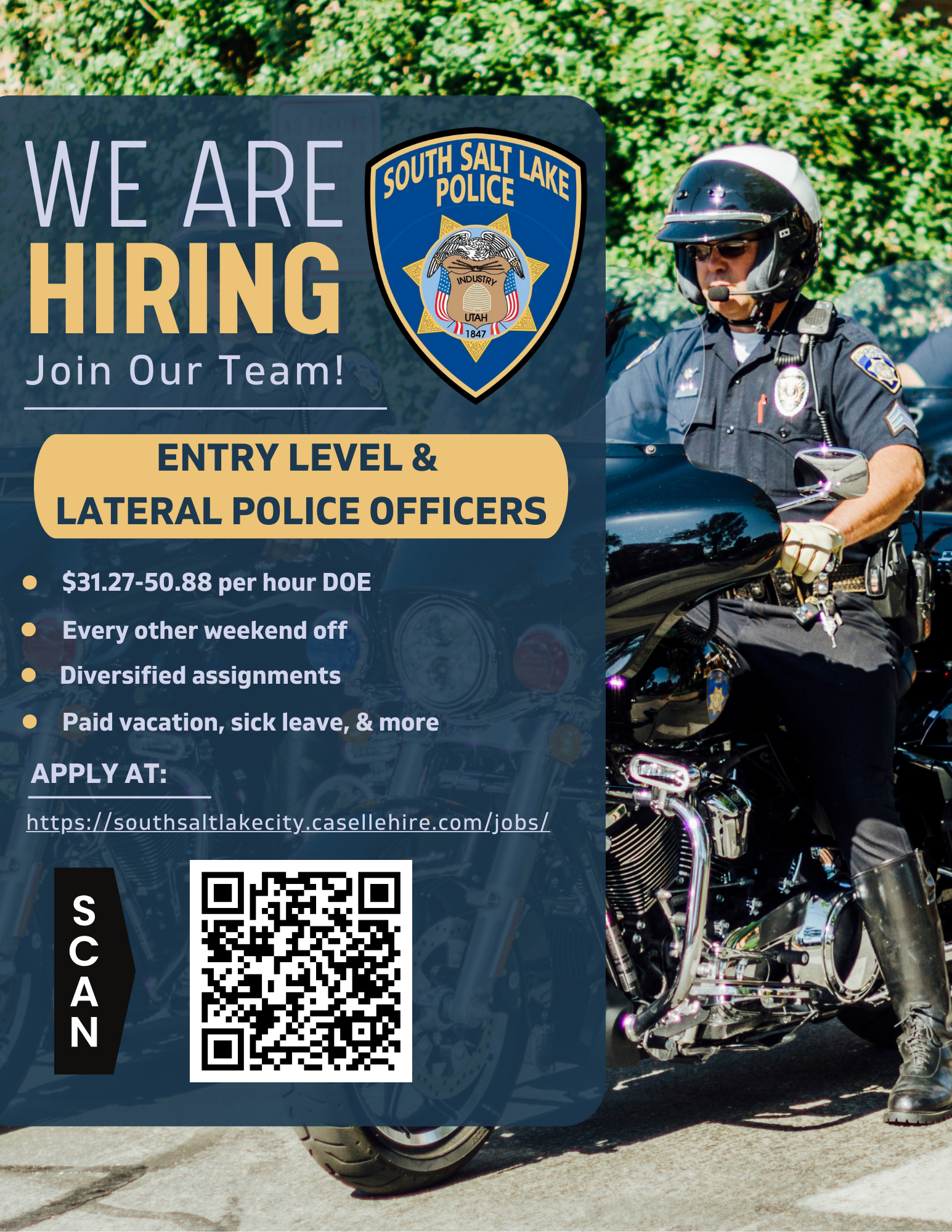 officer riding motorcycle 