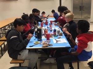 Painting Activity at Granite Park Junior High