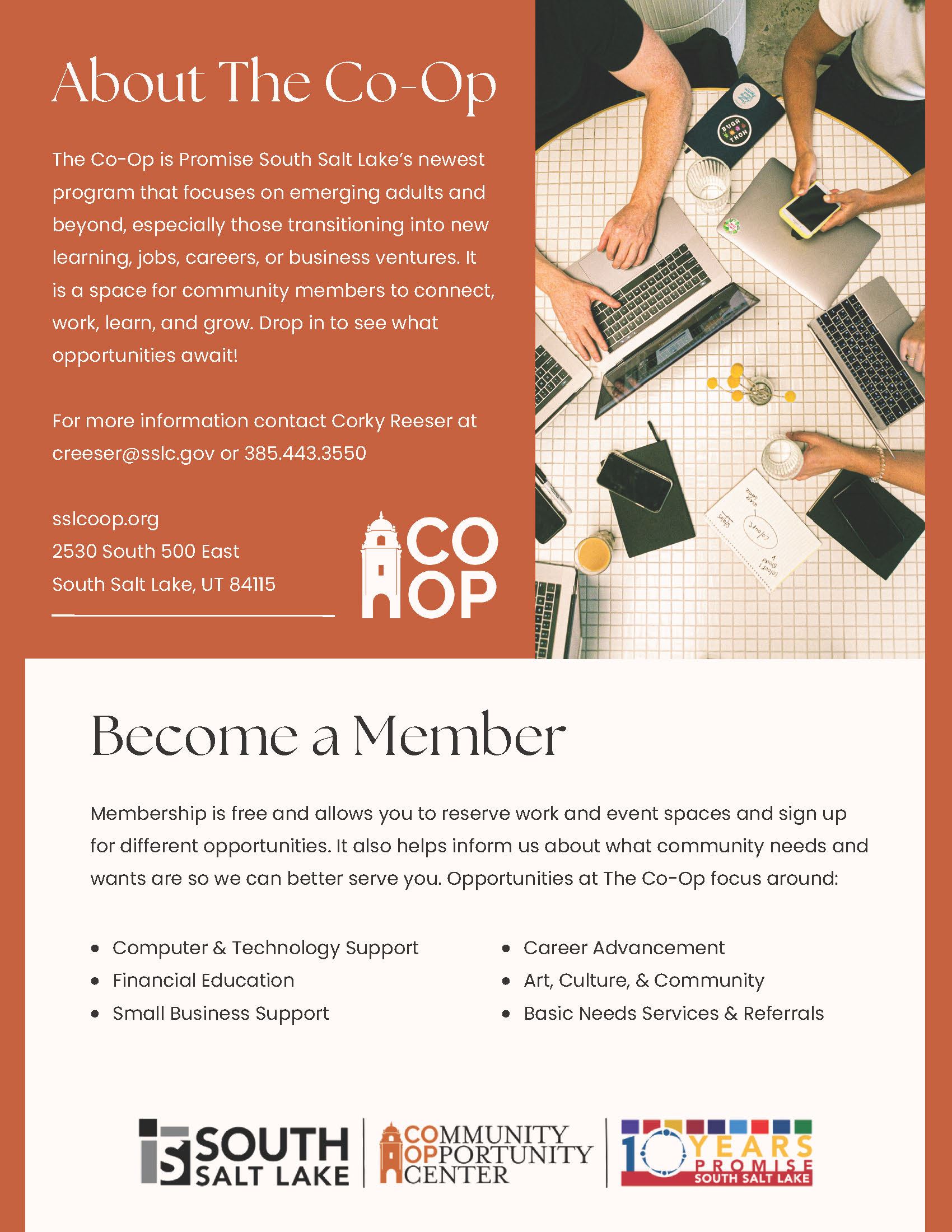Co-Op One-Pager